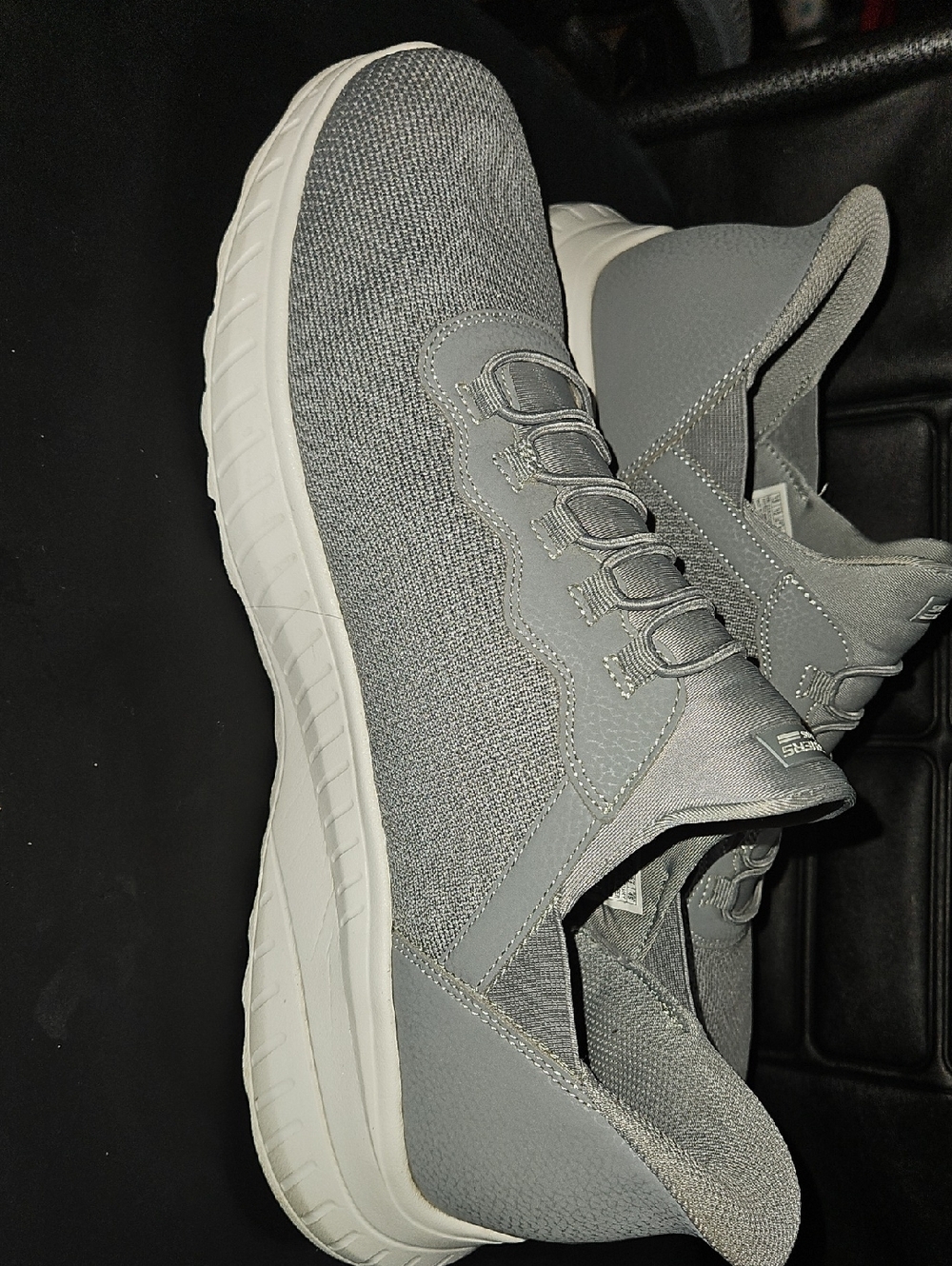 Skechers GOwalk Slip-On Sneakers in Light Gray Size 13 - Picture 9 of 13